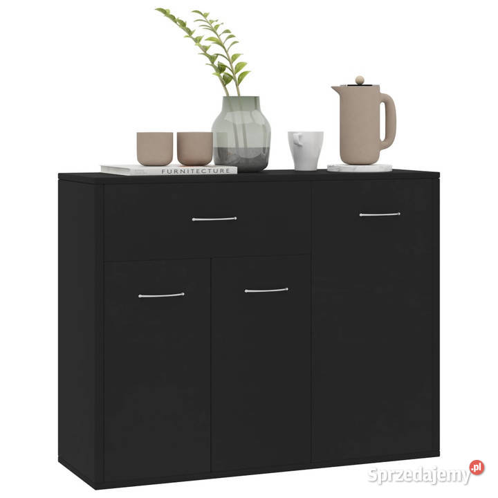 Szafka czarna 88x30x70 materiał drewnopochodny Pozostałe Warszawa