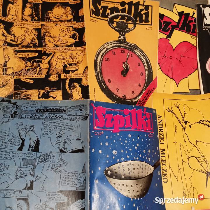 Szpilki gazety zestawhumor satyra rysunki dowcip Warszawa sprzedam