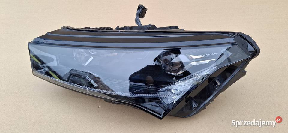 SKODA ENYAQ REFLEKTOR LEWY FULL LED LAMPA LEWA Lampy przednie Lampy przednie lubuskie Bieleń