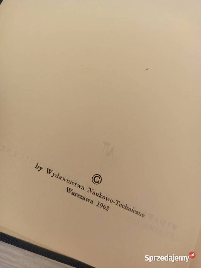 Słownik elektryczny polsko angielski NT 1962 Rok wydania 1962 Bielsko-Biała sprzedam