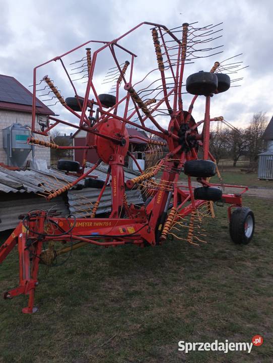Zgrabiarka dwu karuzelowa Niemeyer Twin 715 s nieuszkodzony