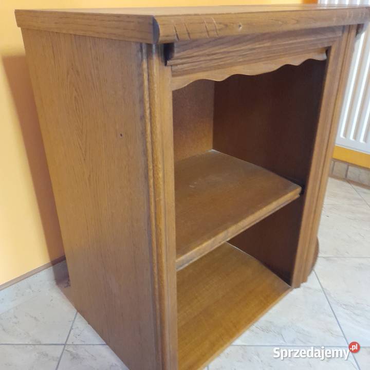 Dwa solidne dębowe regały szafki wiszące stojące zachodniopomorskie Kołobrzeg