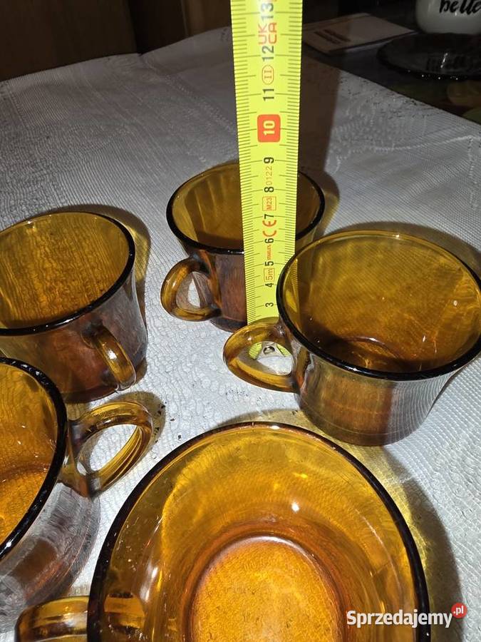 Filiżanki do expresso bursztynowe made in Spain Sosnowiec