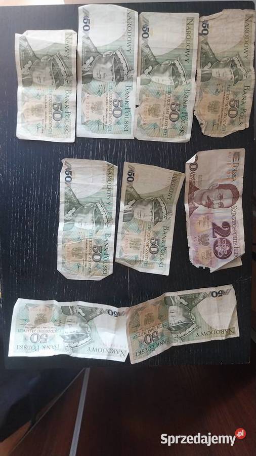 Stare banknoty polskie Pieniądze papierowe