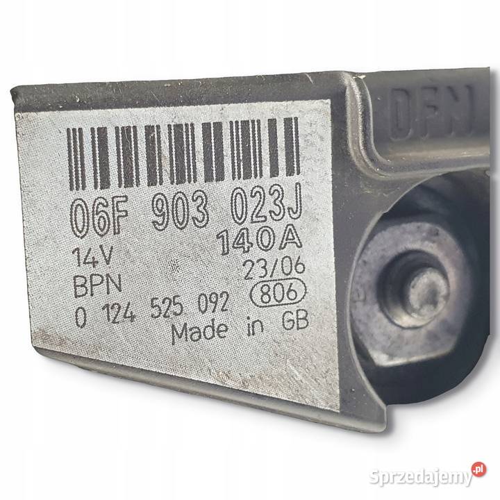 ALTERNATOR Audi A4 B7 20 TDI 06F903023J Układ elektryczny silnika Chełm