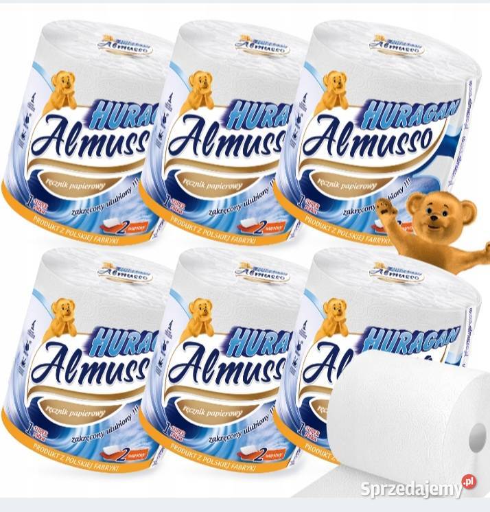 reczniki papierowe almusso Huragan mięciutki Ręczniki mazowieckie Chlewiska