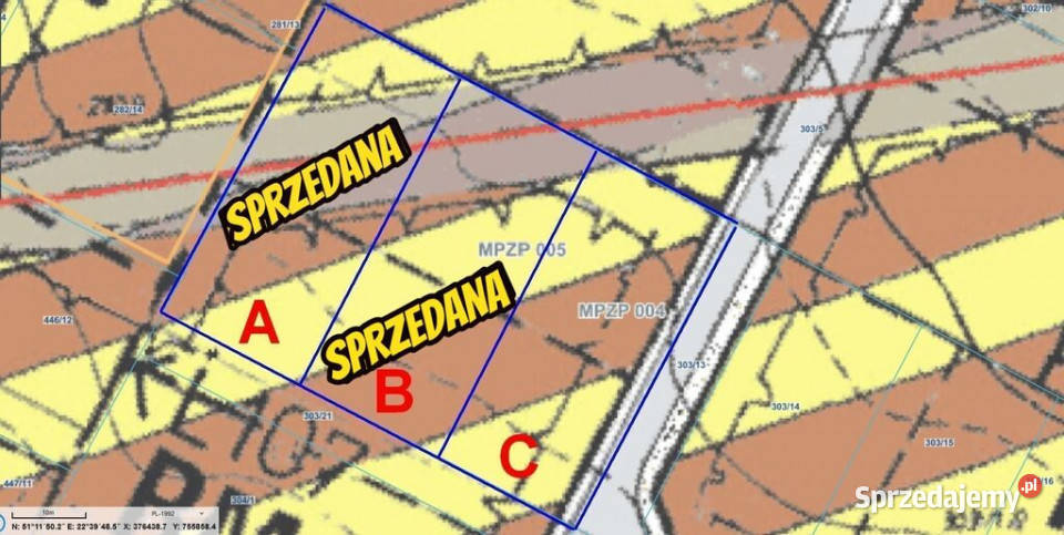 Kalinówka 10 ar z dopuszcz zabud mieszk media asfalt