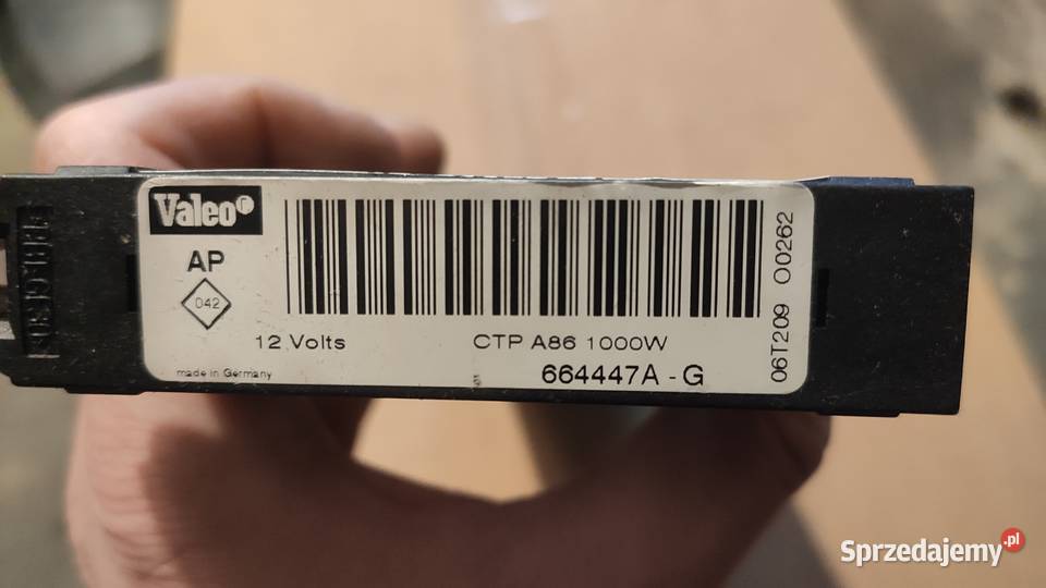 Nagrzewnica elektryczna peugeot citroen renault Piła