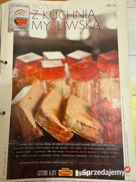 Czasopisma z czasów PRL Nowa kuchnia polska Częstochowa