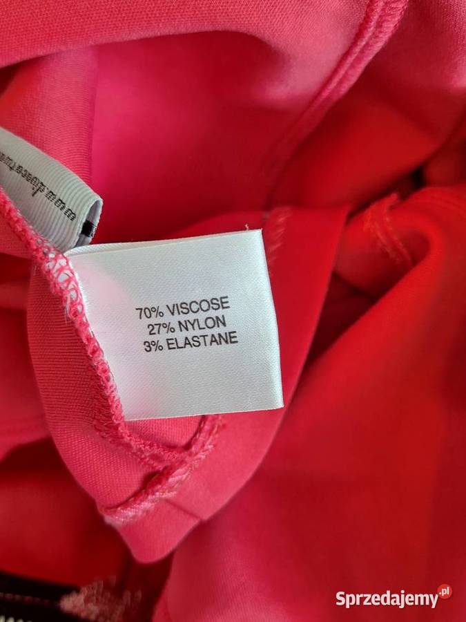 Elegancka czerwona sukienka r 36 Rozmiar 36(S) Bydgoszcz