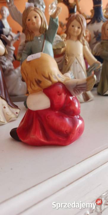 Anioł zamyślony Figurka GOEBEL Weihnacht Boże pomorskie Gdańsk