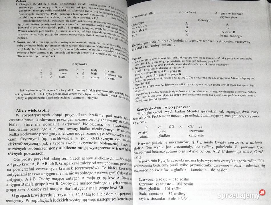 Biologia kl 3 i 4 Wacław Gajewski Aleksandra Rok wydania 1998 Chełm
