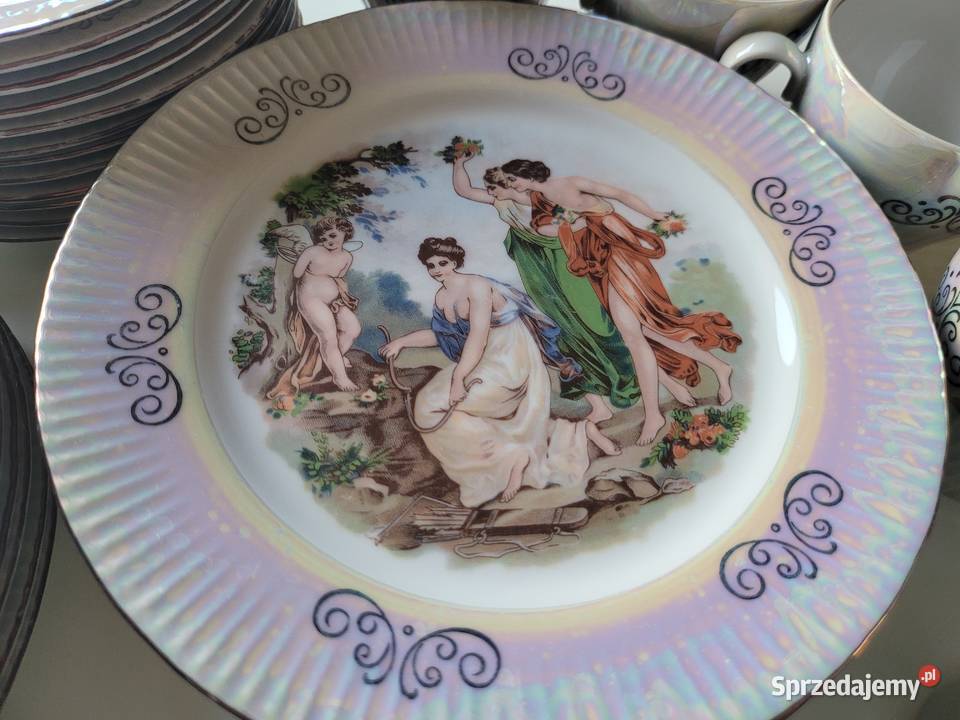 Przepiękny serwis kawowy 12 osób Jlmenau Komorów sprzedam