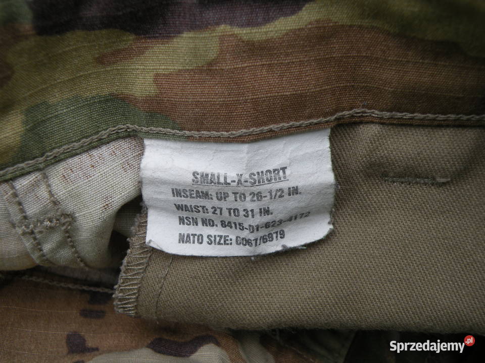 Spodnie ACU multicam ocp small x short Antyki, Sztuka, Kolekcje Wrocław