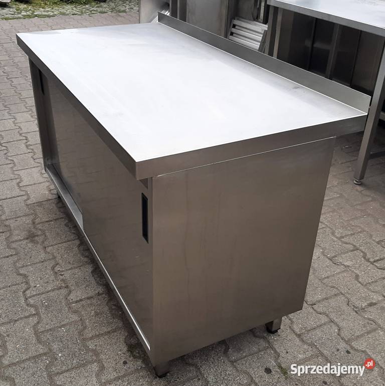 STÓŁ Z SZAFKĄ DRZWI SUWANE DORA METAL 1407085 Gastronomia Nowe Skalmierzyce sprzedam