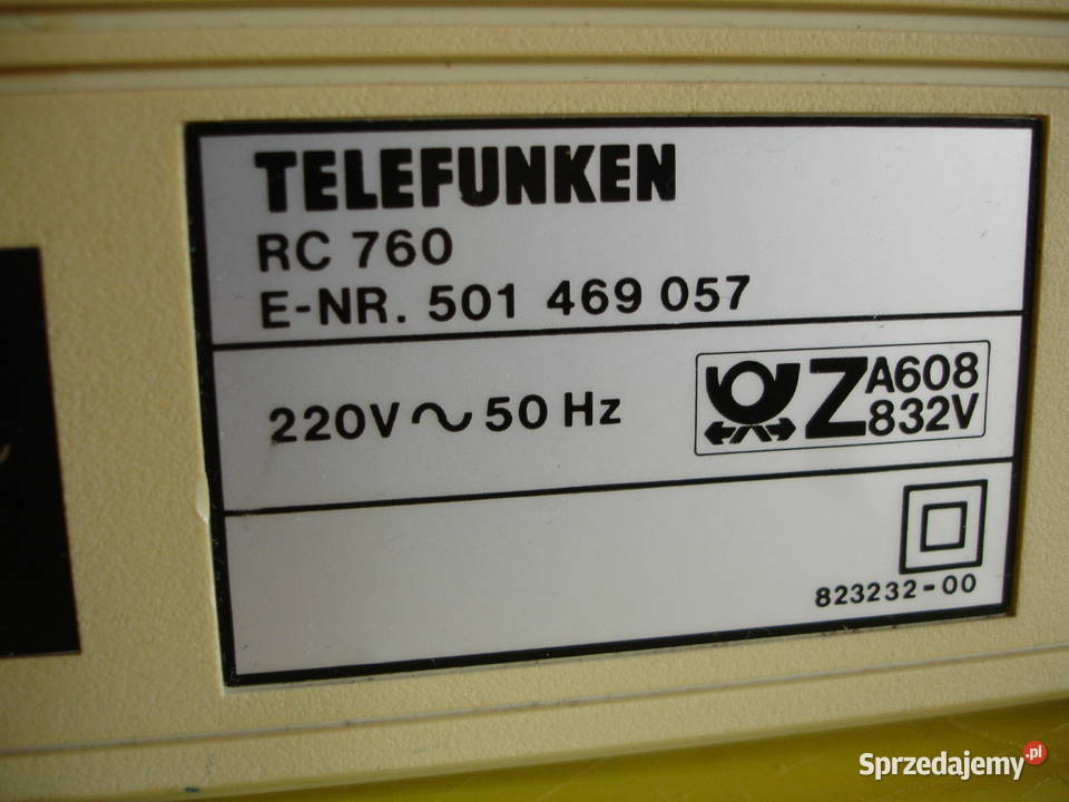 Radiomagnetofon TELEFUNKEN RC760 Zielona Góra