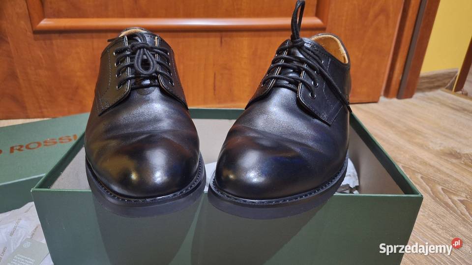 Gino Rossi męskie półbuty wizytowe 43 czarne