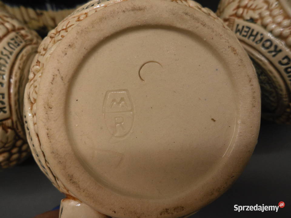 Zabytkowy niemiecki zestaw do ponczu grzańca