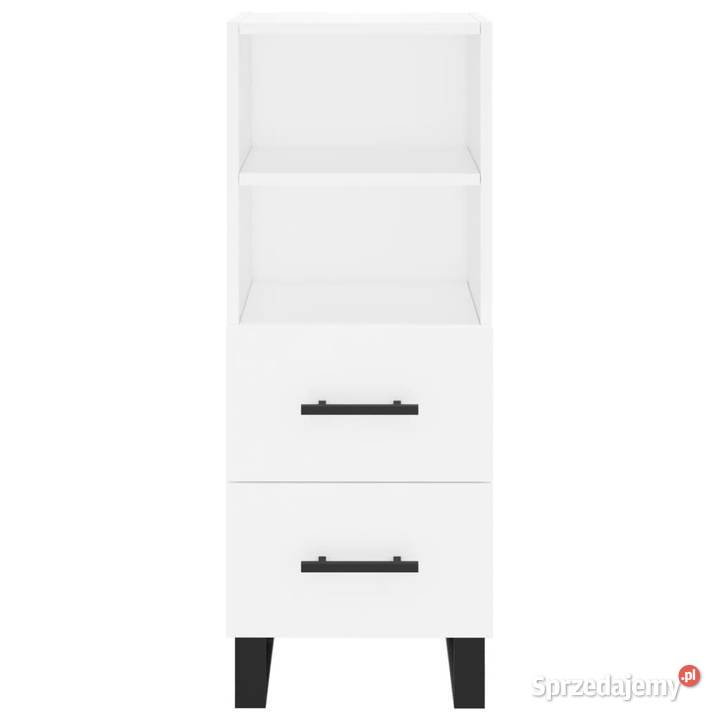 Wysoka szafka biała 345x34x180 materiał Warszawa