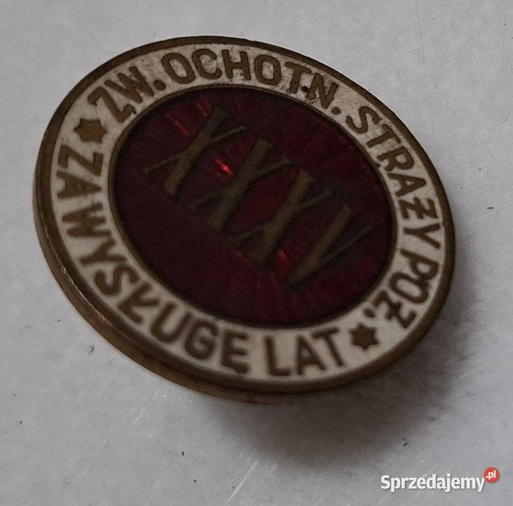 Odznaka wysługę 35 lat Zw Ochotniczych Straży Czeladź