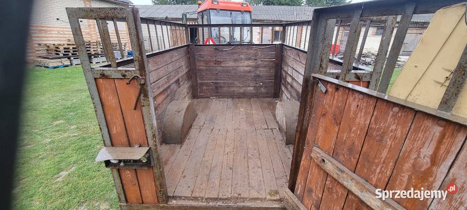 Przyczepa klatka dwukółka