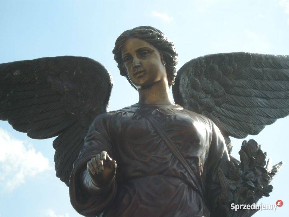 Fontanna Anioł Central Park replika z brązu H Szczecin
