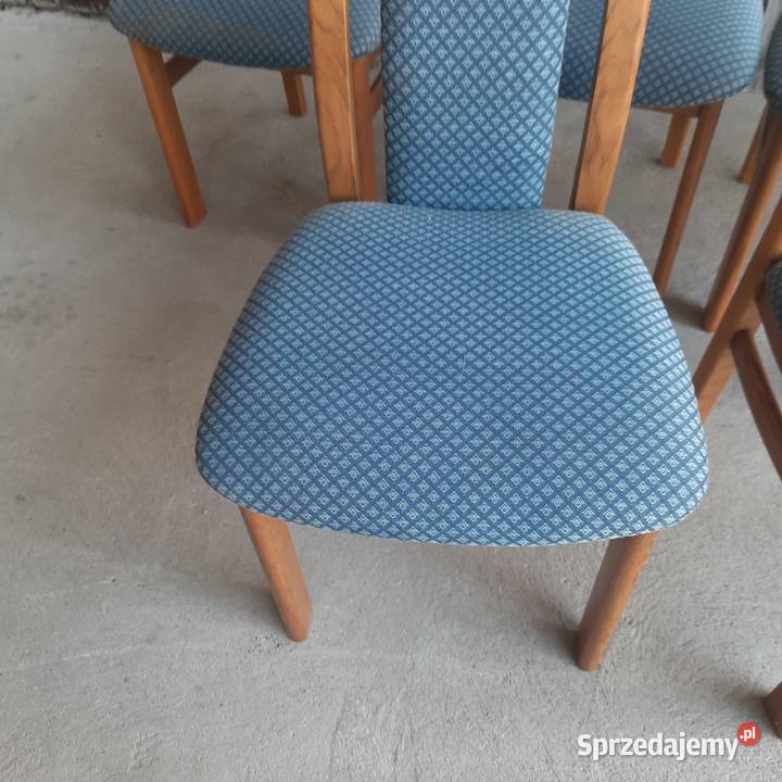krzesła komplet 6 sztuk 344 Krzesła Byczyna sprzedam