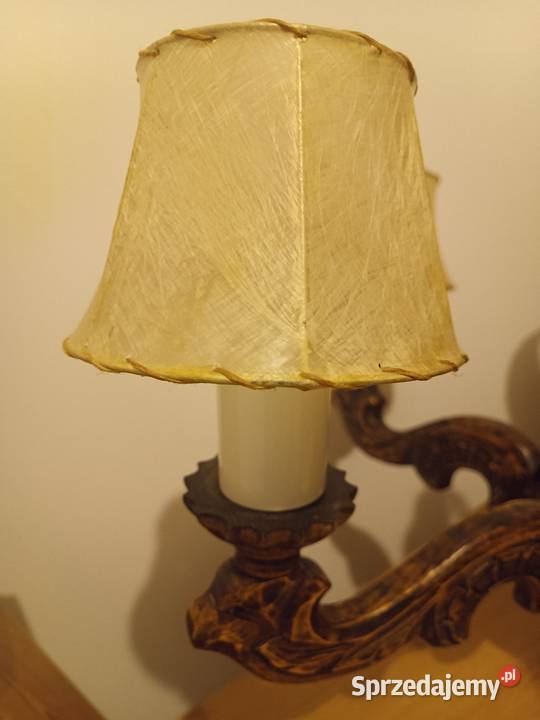 Żyrandol drewniany Brzeg