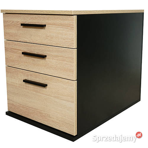 Biurko Neptun kontenerek Sonoma 140 MebleKreator Stoły, krzesła, biurka