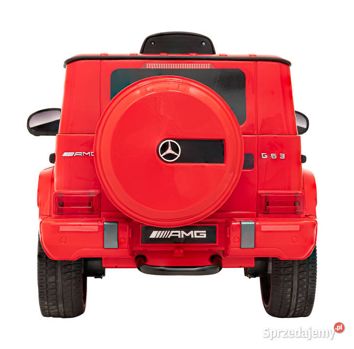 Mercedes AMG G63 dzieci Czerwony Pojazdy elektryczne i spalinowe Łopuszno