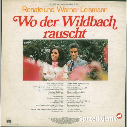 Wo der Wildbach rauscht Renate und Werner sprzedam