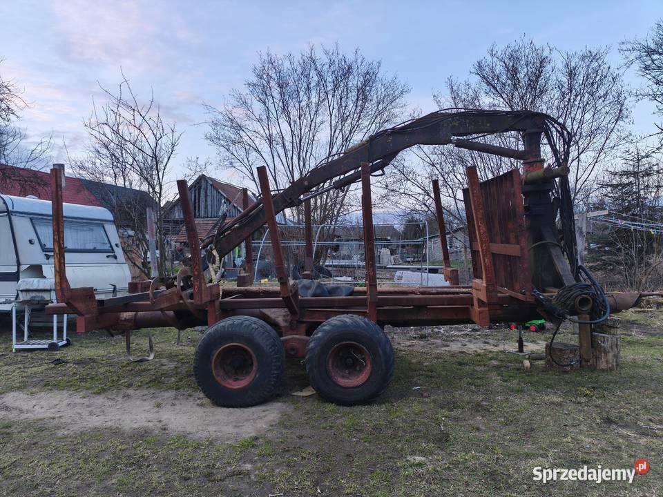 Sprzedam przyczepę do drewna hds nieuszkodzony zachodniopomorskie Czarne Wielkie