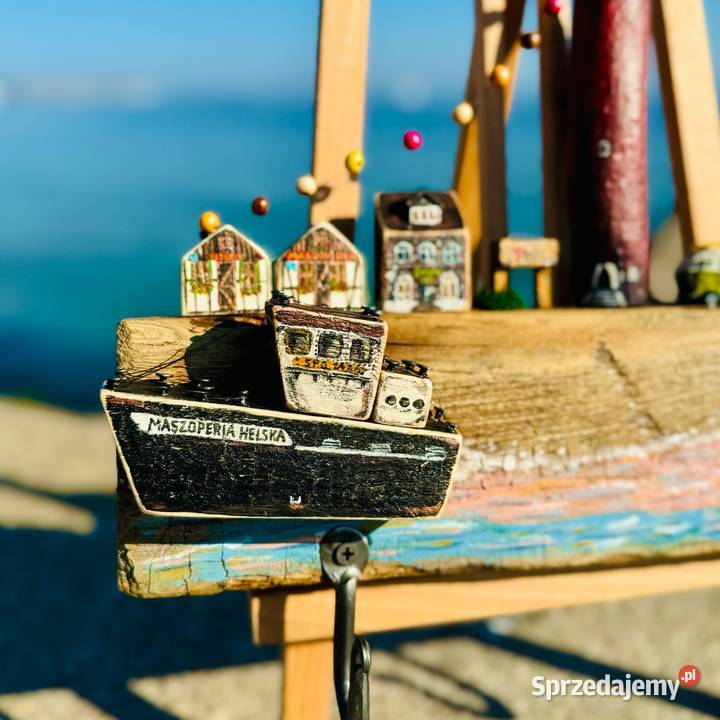 LUKI SZTUKI driftwood skarby Bałtyku wieszak HEL