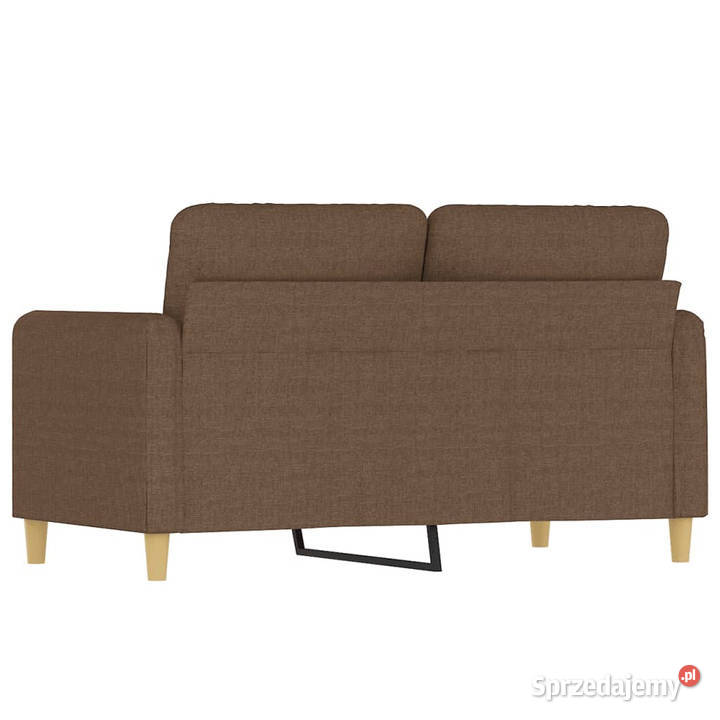 Sofa 2osobowa brązowa 120 tapicerowana tkaniną Sofy i kanapy Warszawa