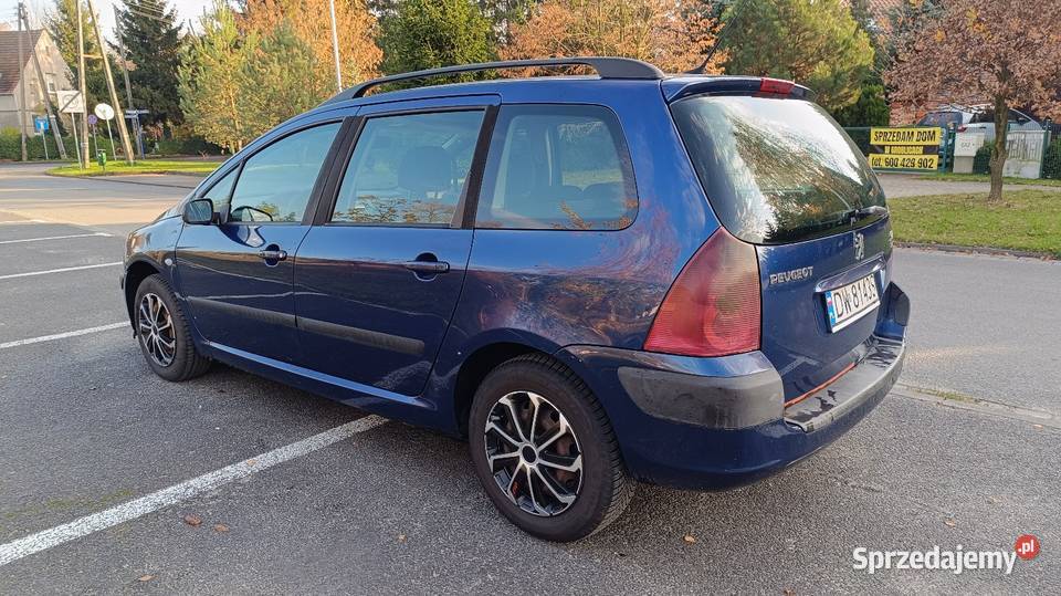 Peugeot 307 16HDi 90 2005r diesel dolnośląskie Wrocław