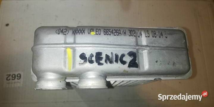 chłodniczka nagrzewnica wnętrza Renault Scenic 2 osobowe Motoryzacja