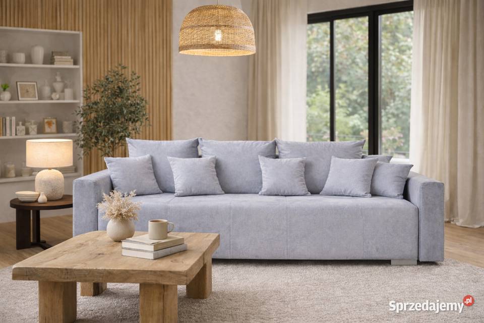 Kanapa trzyosobowa z funkcją spania duży wybór 135cm Kępno