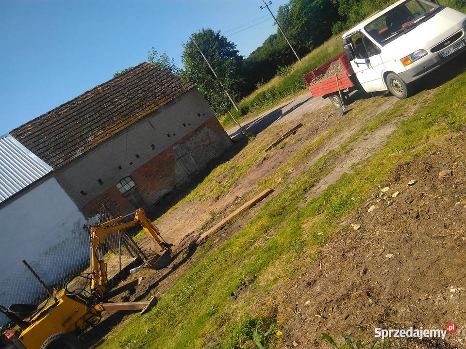Minikoparka krocząca diesel sprytny sprzęt sprzedam