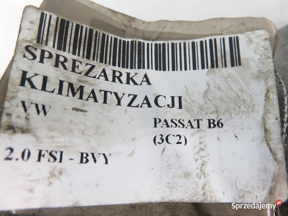 KOMPRESOR KLIMATYZACJI VW PASSAT B6 20 FSI