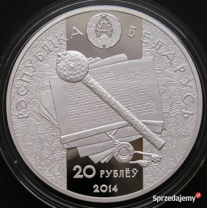 Białoruś 20 rubli 2014 Ostrogski Konstanty sprzedam