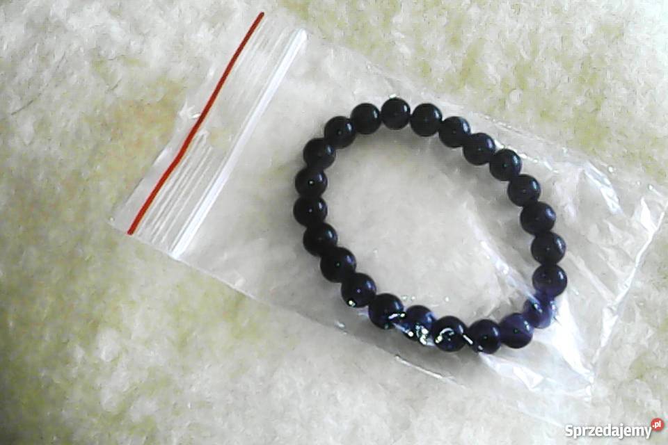 BRANSOLETKA koralik czarna warmińsko-mazurskie Pisz sprzedam