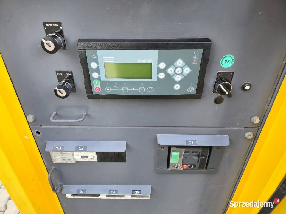 Qas150 generator atlas copco Rok produkcji 2017 Miedźna