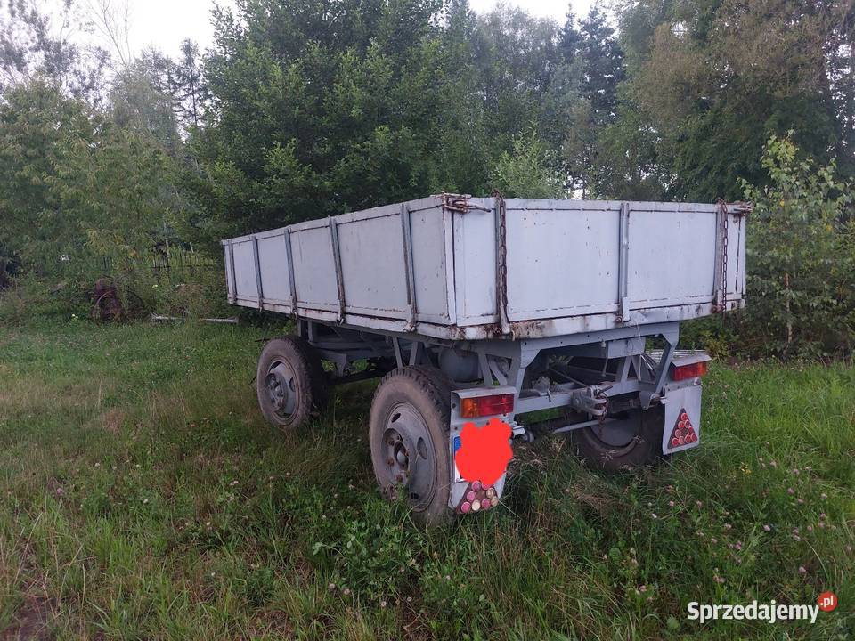 Przyczepa rolnicza Autosan d43 wywrót na 3 śląskie Skrzyszów