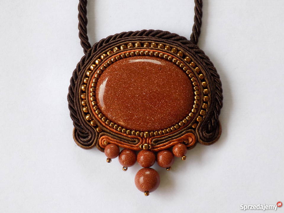 NASZYJNIK Z PIASKIEM PUSTYNI SUTASZ Warszawa