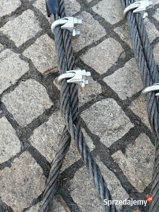 Lina stalowa Linka holownicza stalowa 8m 20mm Antoniów