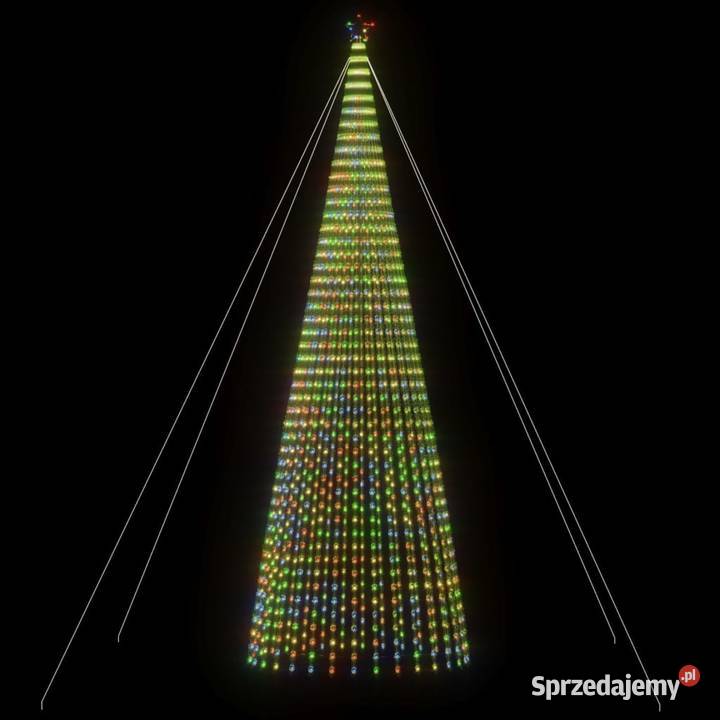 vidaXL Choinka LED 1544 diody LED Kolorowa 500 Boże Narodzenie Warszawa