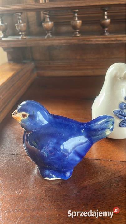 Skandynawska figurka ceramiczna Ptak Ceramika Gdańsk
