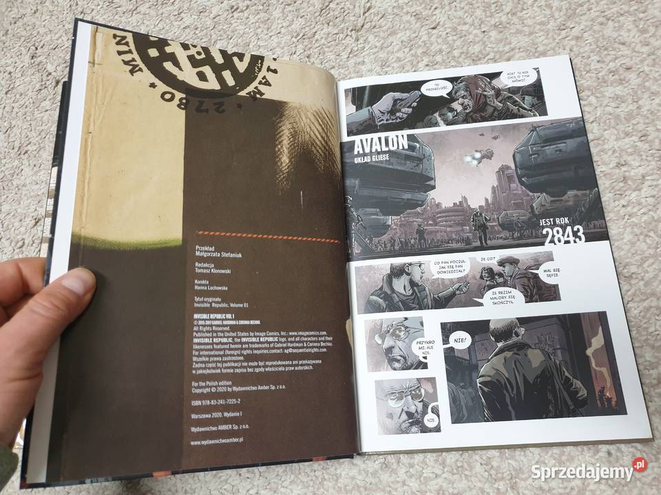 Niewidzialna Republika 3 tomy komplet Komiksy Gdynia