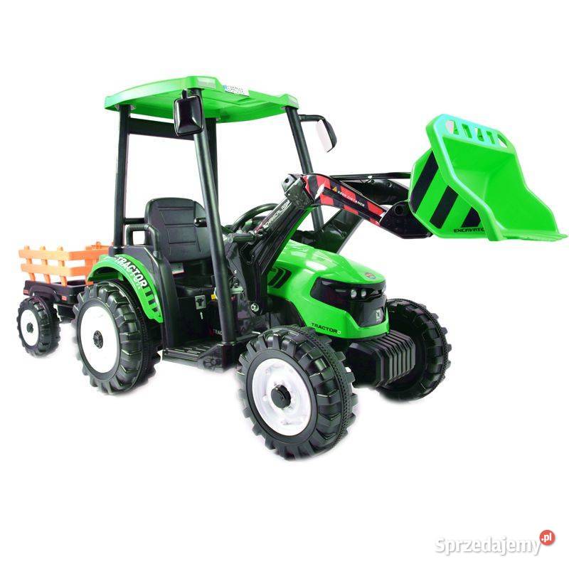 OLBRZYMI TRAKTOR NA AKUMULATOR Z PRZYCZEPĄ 24 V Toruń sprzedam