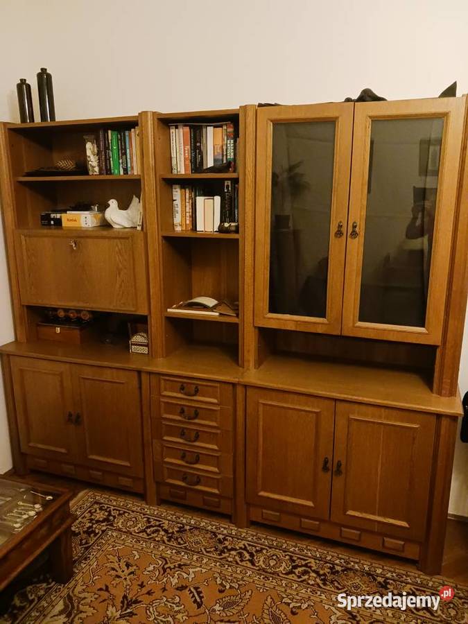 Bibliotekaregał kolor jasny dąb szafka Warszawa